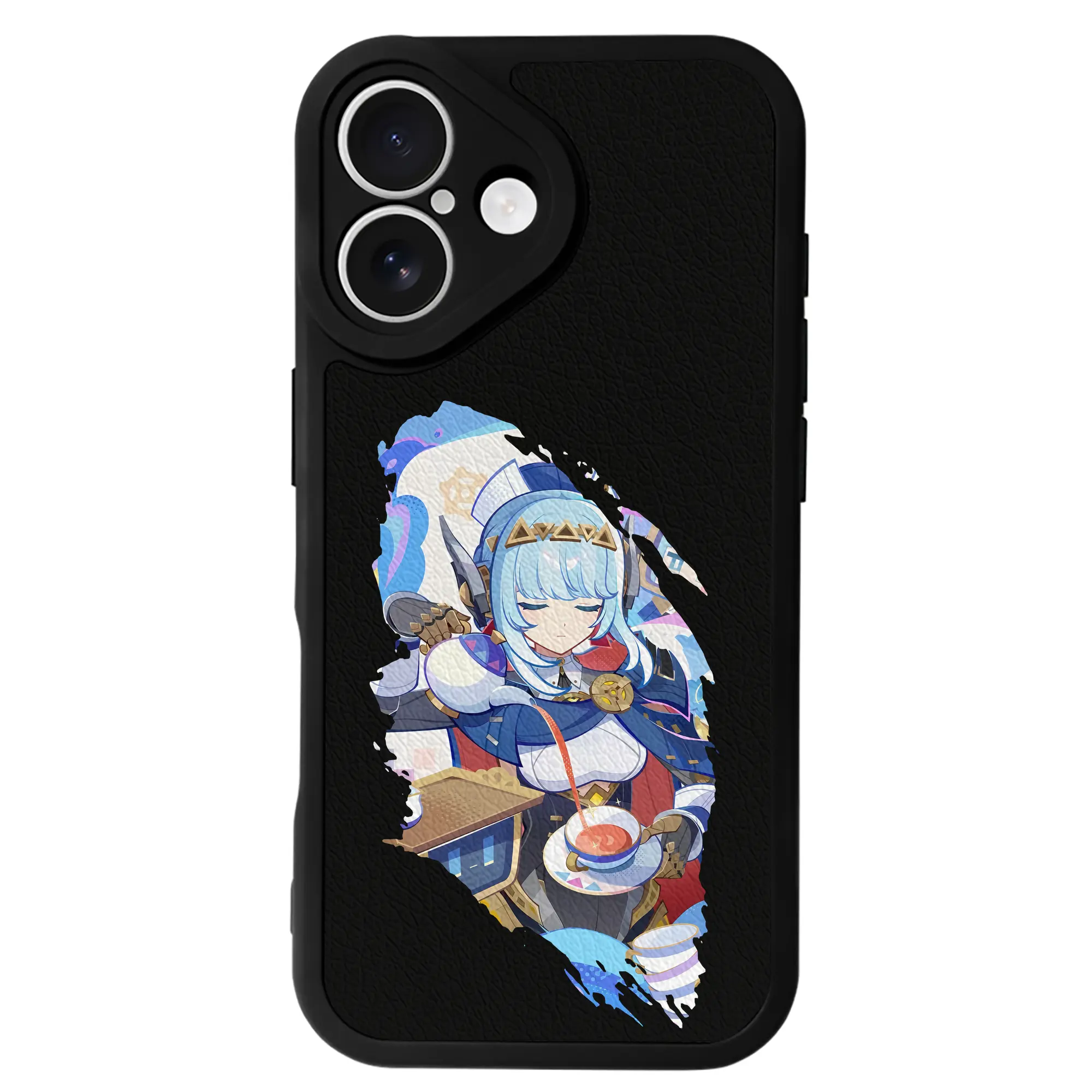 原 神 グッズ イネファ - IPhone 16シリーズ対応 ・ シリコンスマホケース ・ レザー調 ・ 高精度フィット ・ 耐衝撃 ・ ワイヤレス充電対応 ・ 精密カット